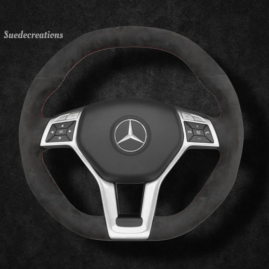 Steering Wheel Cover Kits for Mercedes Benz AMG C63 CLA45 E63 W294 C117 C218 W212 R231 2012-2016