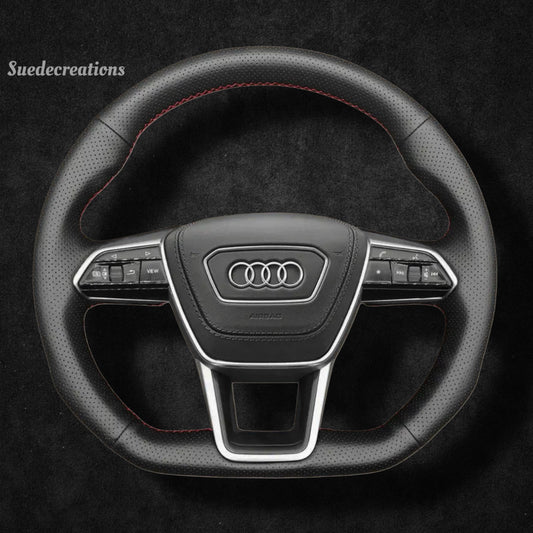 Steering Wheel Cover Kits for Audi A6 A7 A8 S6 S7 RS6 RS7 E-TRON 2018-2023