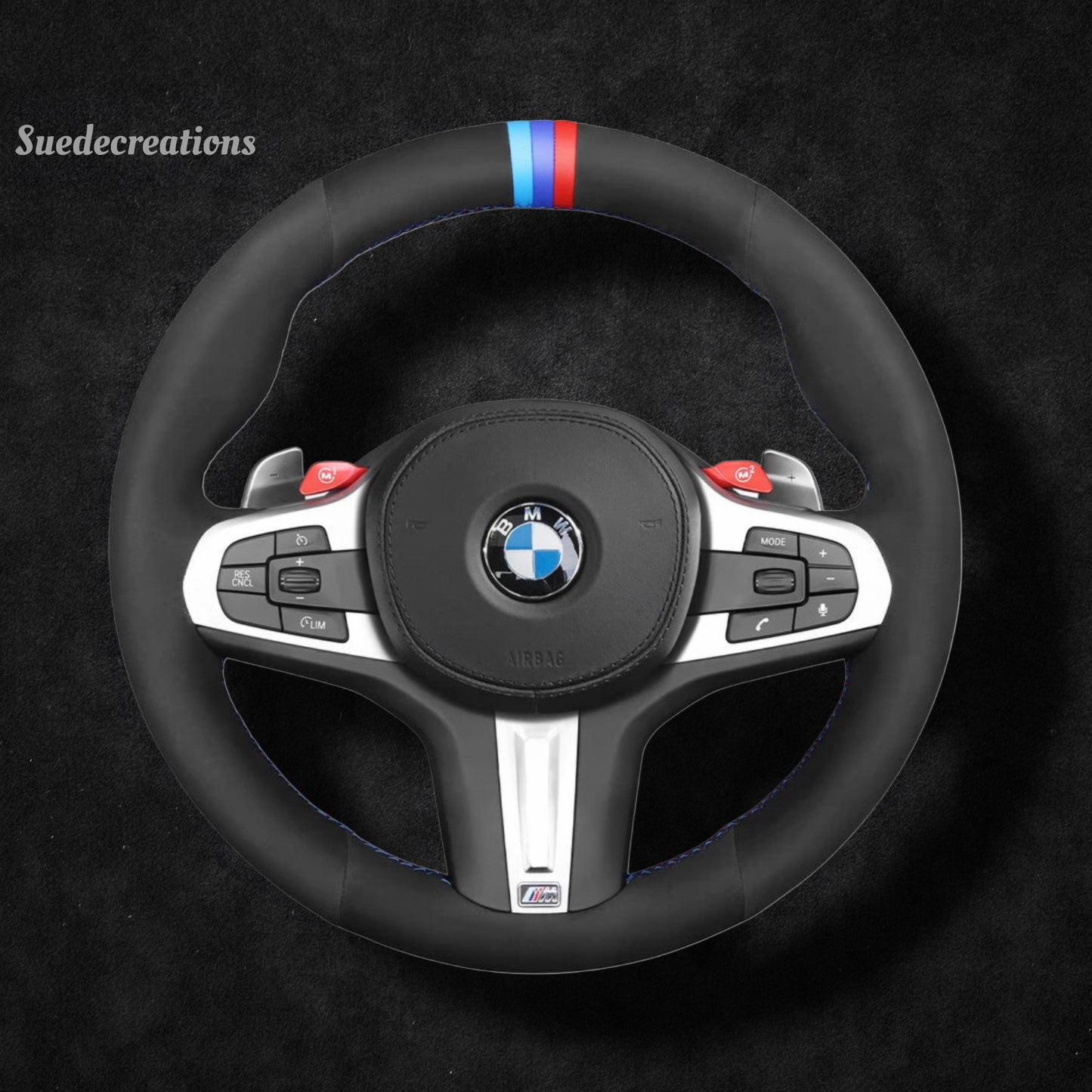Steering Wheel Cover Kits for BMW M2 M3 M4 M5 M8 X3M X4M X5M X6M XM 2019- 2024