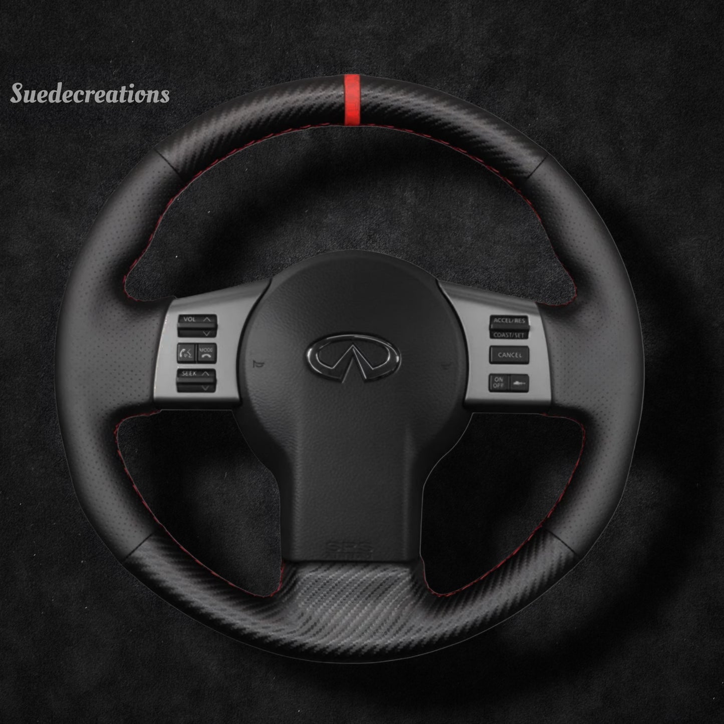 Steering Wheel Cover Kits for Infiniti FX FX45 2004 2005 2006 2007 2008