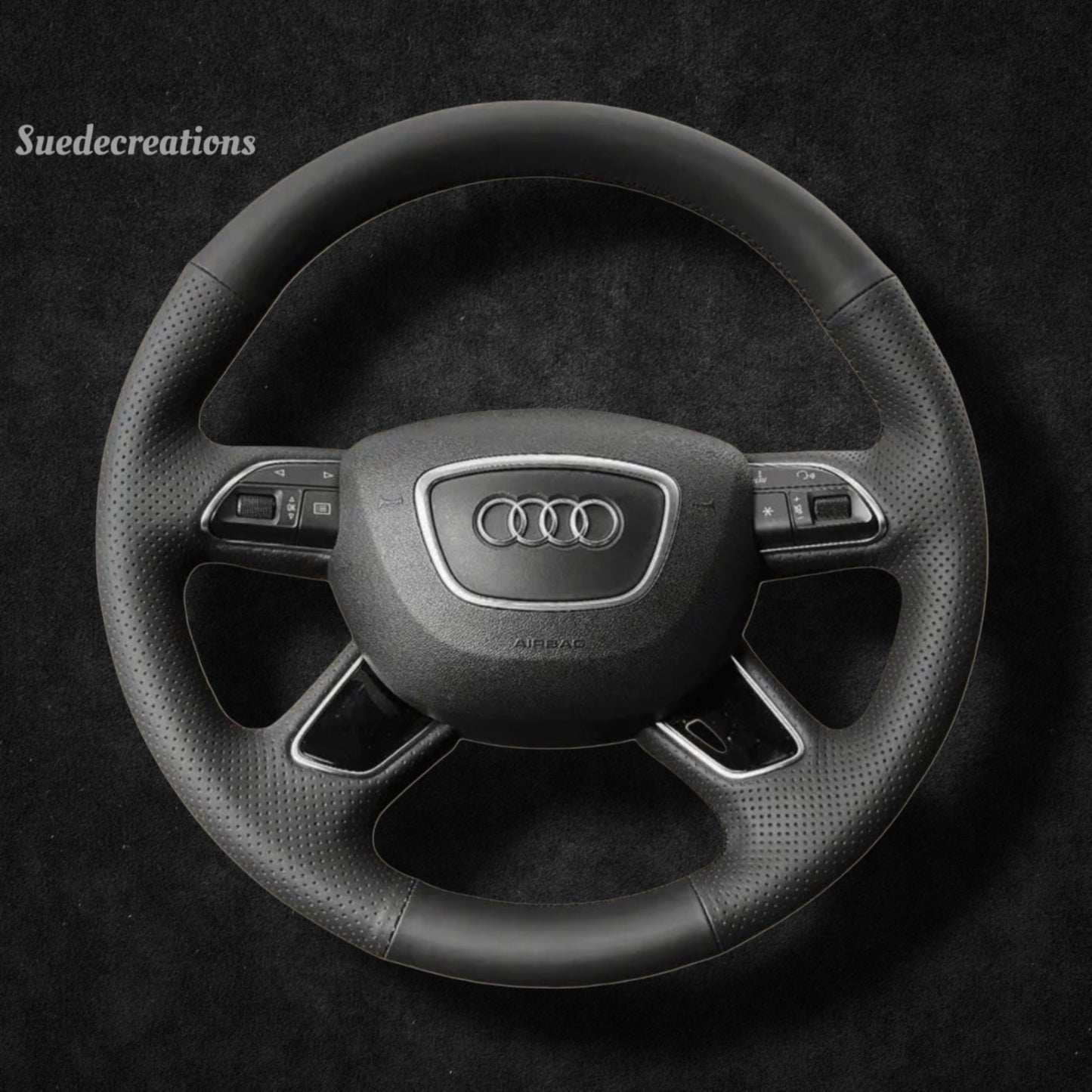 Steering Wheel Cover Kits for Audi A4 A6 A7 A8 Q5 Q7 Allroad 2011-2018