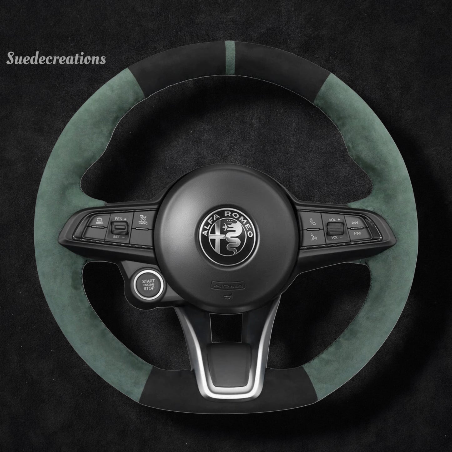 Steering Wheel Cover Kits for Alfa Romeo Giulia Stelvio Tonale 2020-2025