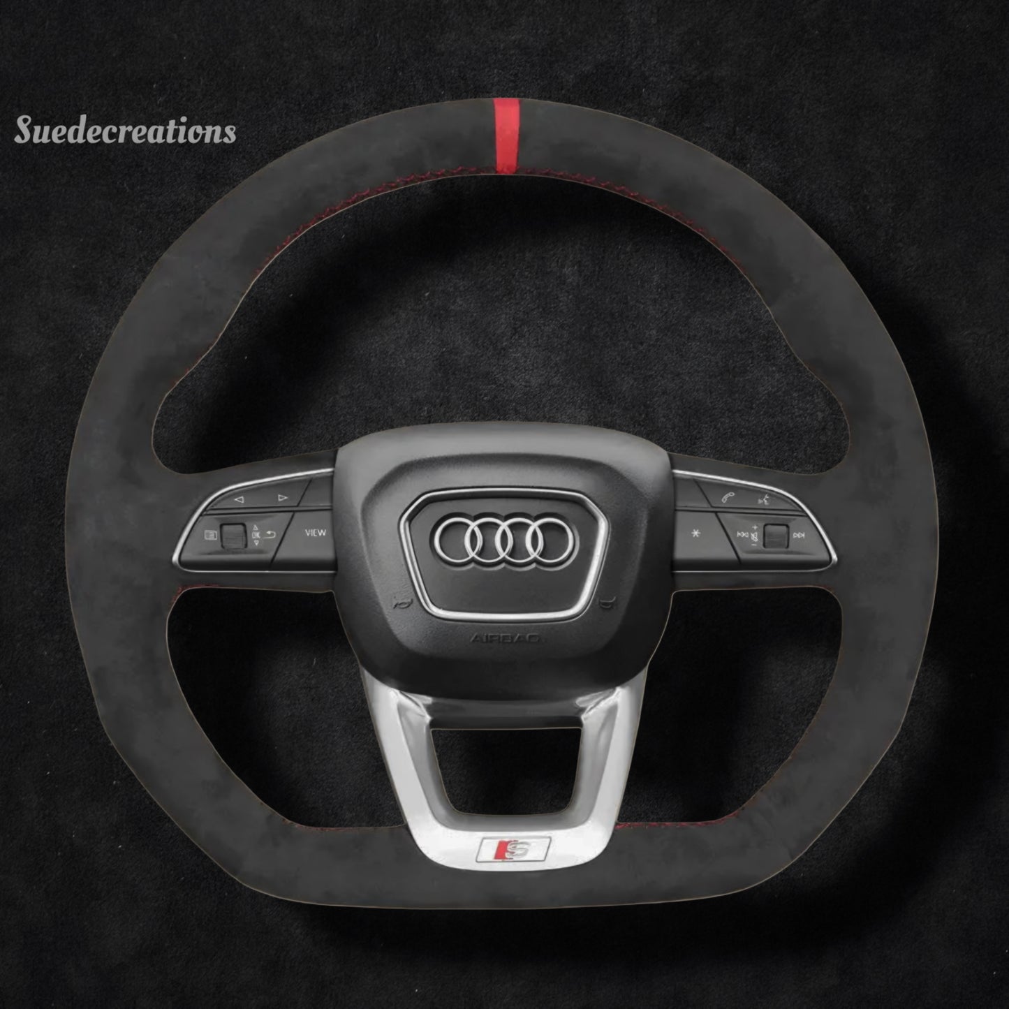 Steering Wheel Cover Kits for Audi Q3 RSQ3 Q5 SQ5 Q7 SQ7 Q8 SQ8 RSQ8 2015- 2023