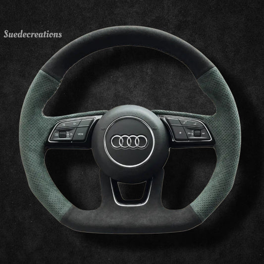 Steering Wheel Cover Kits for Audi A1 A3 A4 A5 S3 S4 S5 RS3 RS4 RS5 Q2 SQ2 2015- 2023