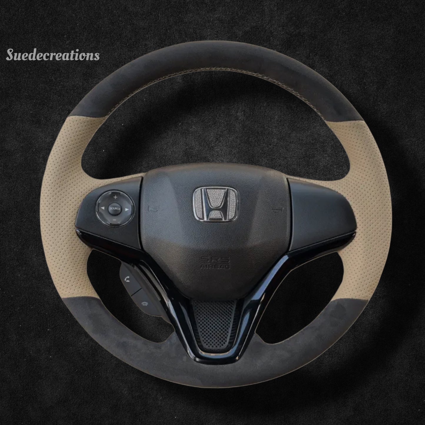 Steering Wheel Cover Kits for Honda Fit HR-V HRV Jazz City 2014-2021