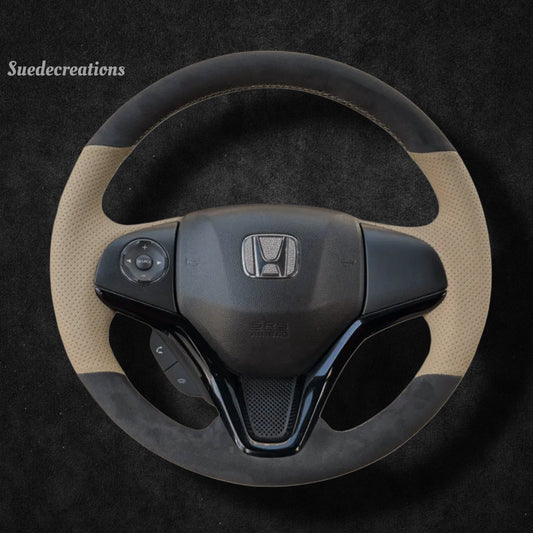 Steering Wheel Cover Kits for Honda Fit HR-V HRV Jazz City 2014-2021