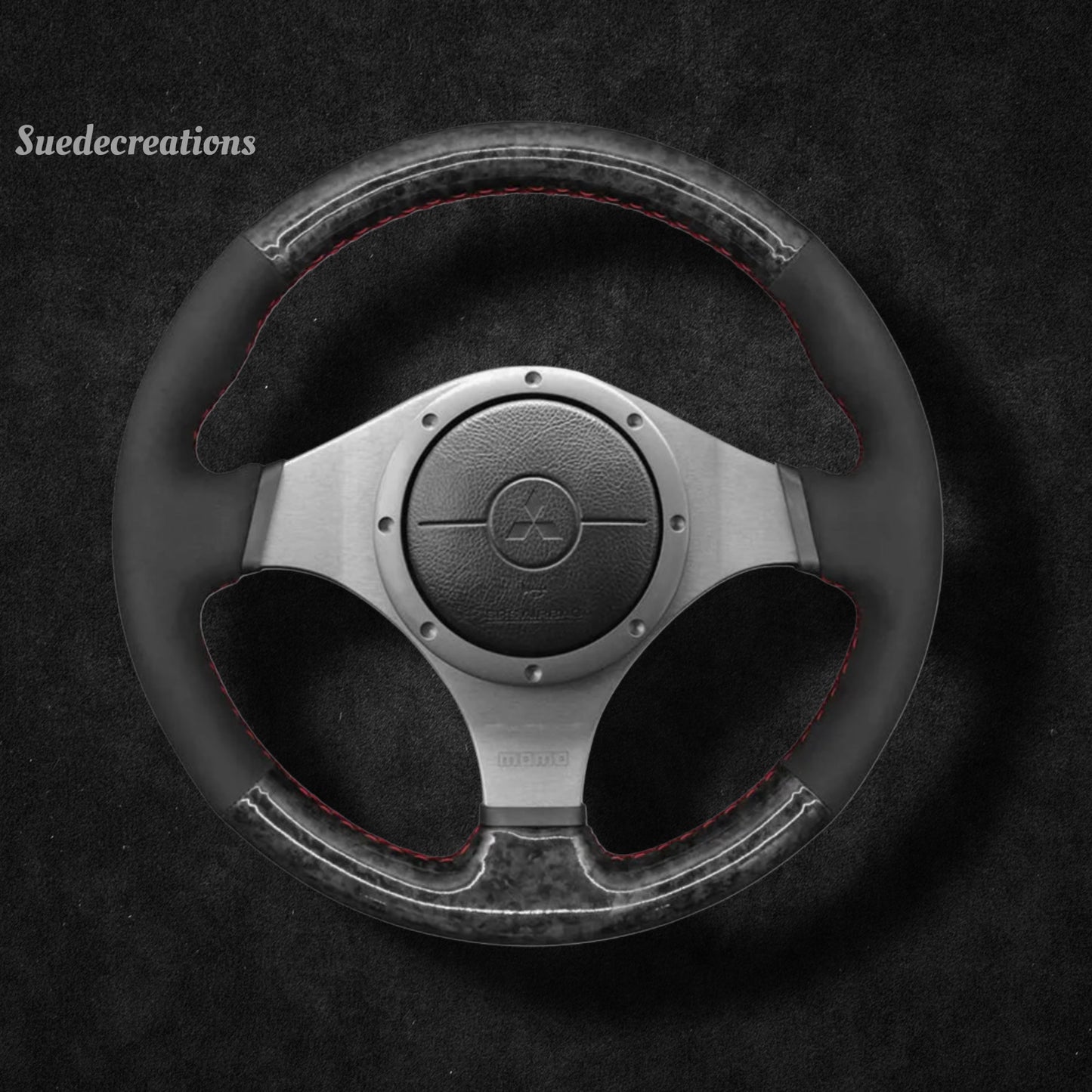Steering Wheel Cover Kits for Mitsubishi Lancer Evolution 7 VII 8 VIII 9 IX 2001-2007