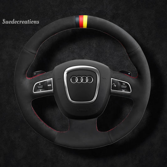 Steering Wheel Cover Kits for Audi A3 A4 A5 A8 Q7 RS4 S4 S5 S6 S8 2005-2013