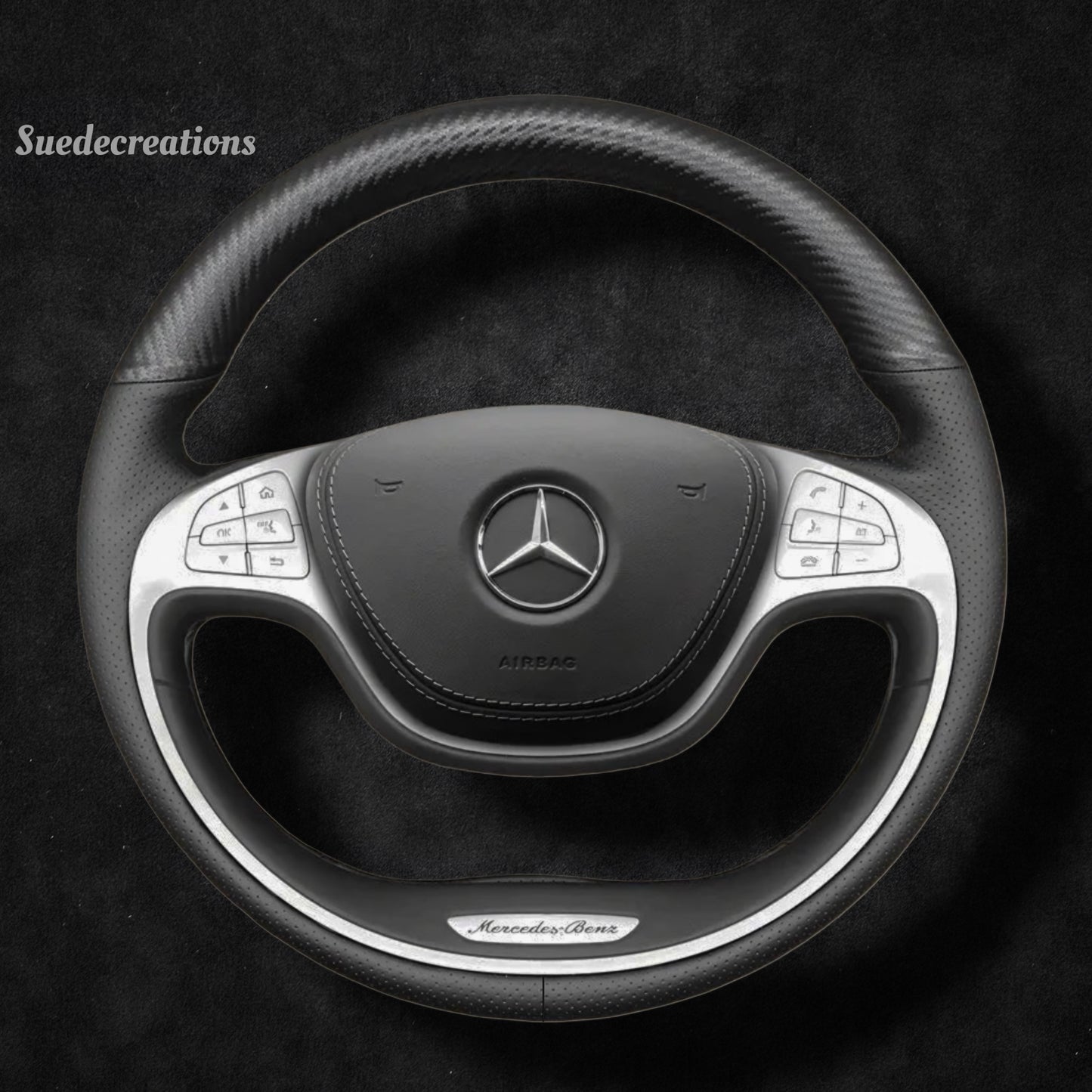 Steering Wheel Cover Kits for Mercedes Benz S-Class W222 2014-2017