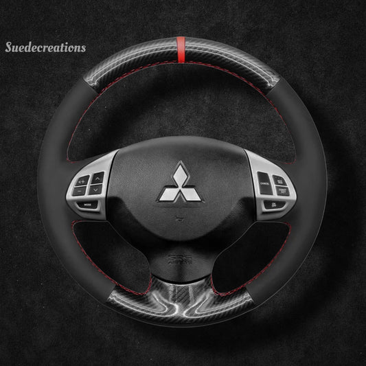 Steering Wheel Cover Kits for Mitsubishi i-MiEV Lancer 9 IX Lancer Sportback Outlander Sport RVR ASX Colt L200 Challenger Triton 2007-2017