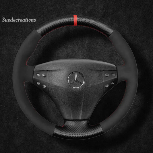Steering Wheel Cover Kits for Mercedes Benz C-CLASS W203 KOMPRESSOR 2001- 2004