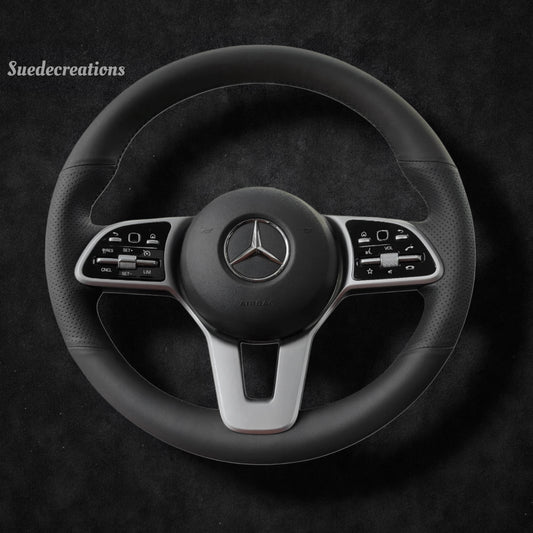 Steering Wheel Cover Kits for Mercedes Benz W177 W205 C118 C257 W213 W463 H247 X253 X167 2018-2023