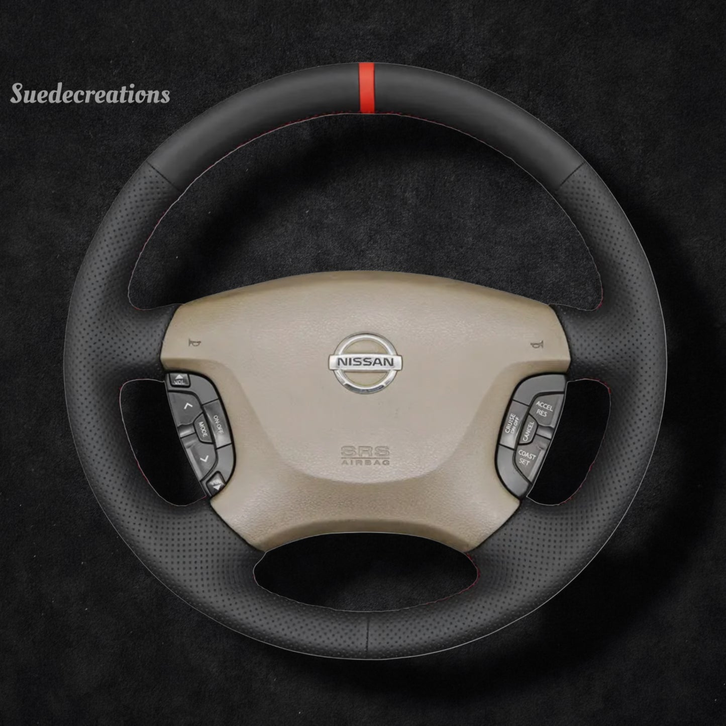 Steering Wheel Cover Kits for Nissan Patrol Y61 Maxima Pathfinder Elgrand E51 1996-2015