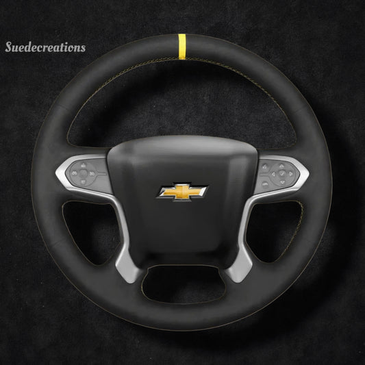 Steering Wheel Cover Kits for Chevrolet Silverado 1500 1500LD 2500 3500 4500HD 5500HD 6500HD Suburban Tahoe 2014-2024