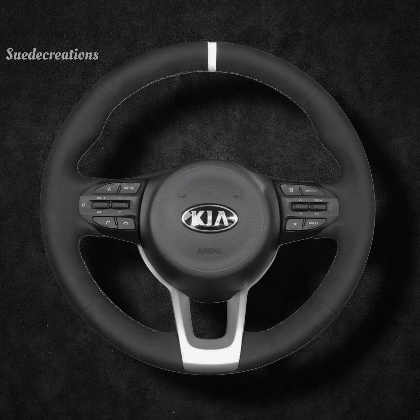 Steering Wheel Cover Kits for Kia Rio Picanto 3 Rio 4 Stonic 2017-2025