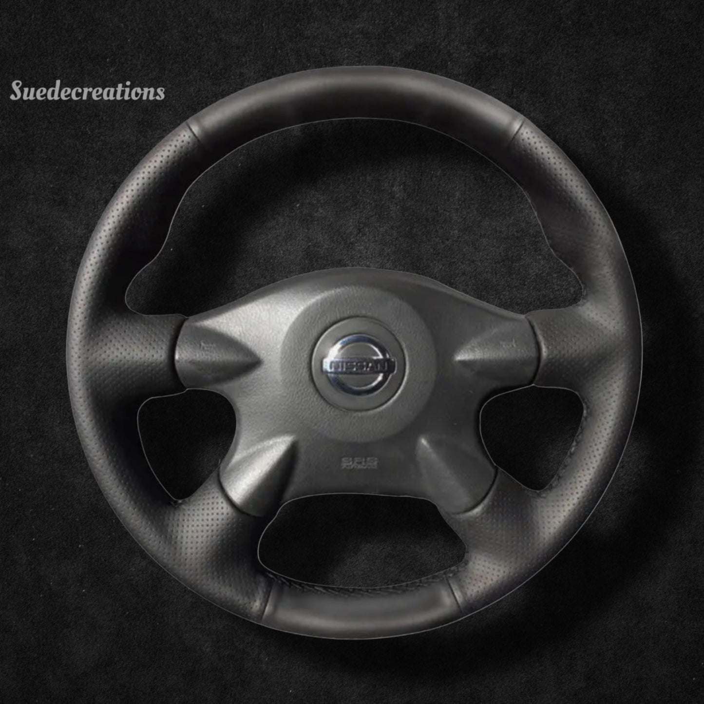 Steering Wheel Cover Kits for Nissan Almera Tino X-Trail T30 Primera Terrano 2 Serena Pathfinder Bluebird Sylphy Caravan Expert Navara D22 Pickup Sunny AD Avenir Pulsar N16 2002-2012