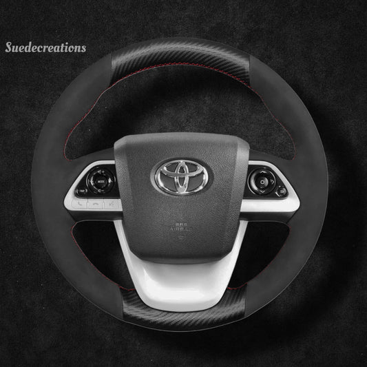 Steering Wheel Cover Kits for Toyota Prius IV Prime Mirai 2015-2024