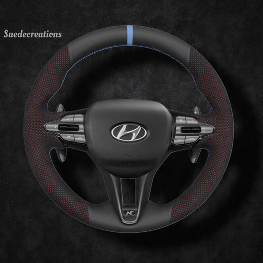 Steering Wheel Cover Kits for Hyundai Veloster N Elantra N Line i20 N i30 N Kona N 2017-2025