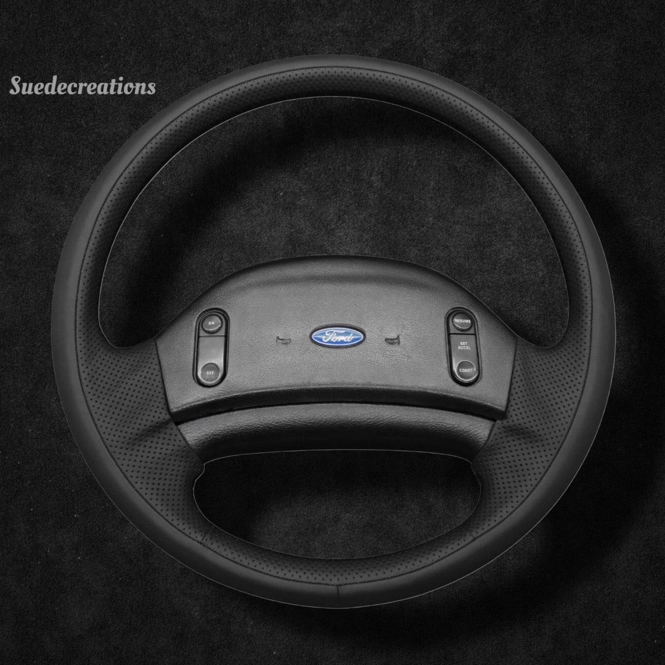 Steering Wheel Cover Kits for Ford F150 F250 F350 Bronco 1992 1993 1994 1995 1996