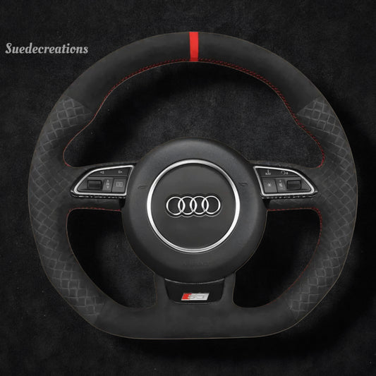Steering Wheel Cover Kits for Audi A5 A7 RS5 RS7 S3 S4 S5 S6 S7 SQ5 2012-2018