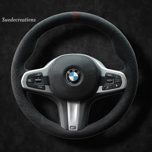 Steering Wheel Cover Kits for BMW IX3 X3 X4 X5 X6 X7 Z4 F44 G11 G12 G14 G15 G16 G20 G22 G23 G26 G30 G32 G42 2016-2024