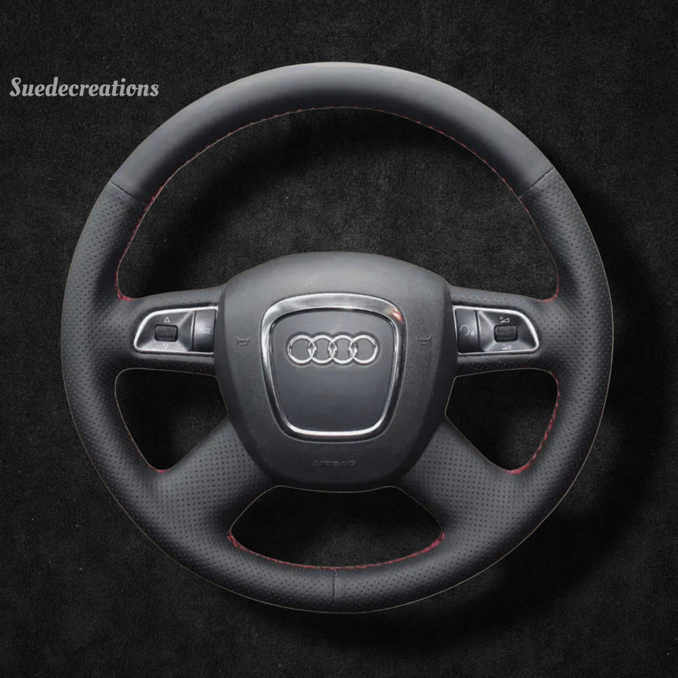 Steering Wheel Cover Kits for Audi A3 A4 A6 A8 Q5 Q7 S8 2005-2012