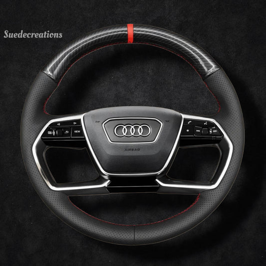 Steering Wheel Cover Kits for Audi A6 A7 A8 A8L S8 ETRON 2019-2023