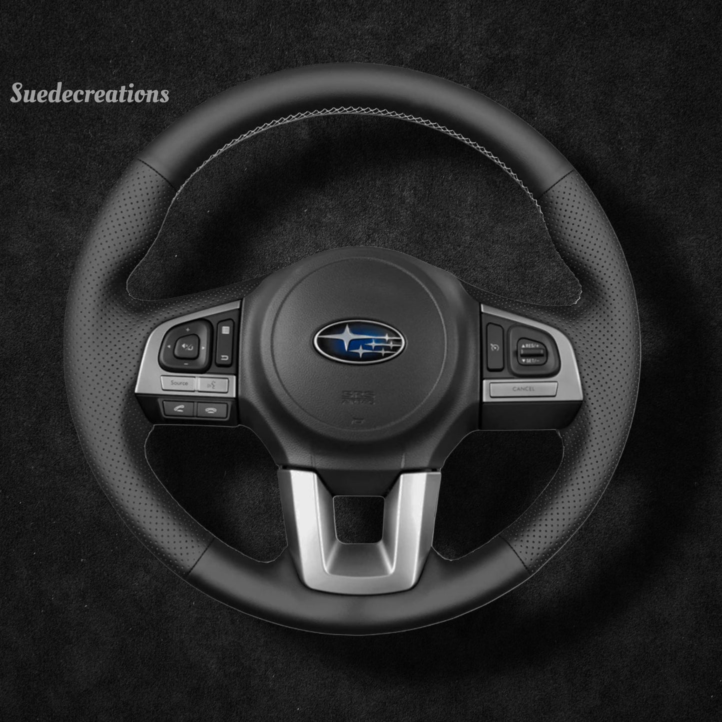 Steering Wheel Cover Kits for Subaru Legacy Outback XV Crosstrek Forester 2015-2018