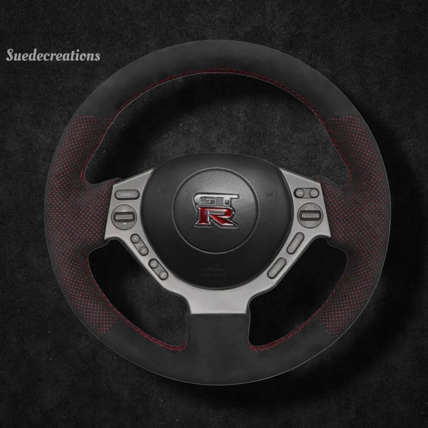 Steering Wheel Cover Kits for Nissan GT-R Nismo GTR R35 2008-2016