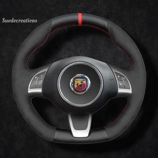 Steering Wheel Cover Kits for Fiat Abarth 500 500C 595 595C 2011-2017