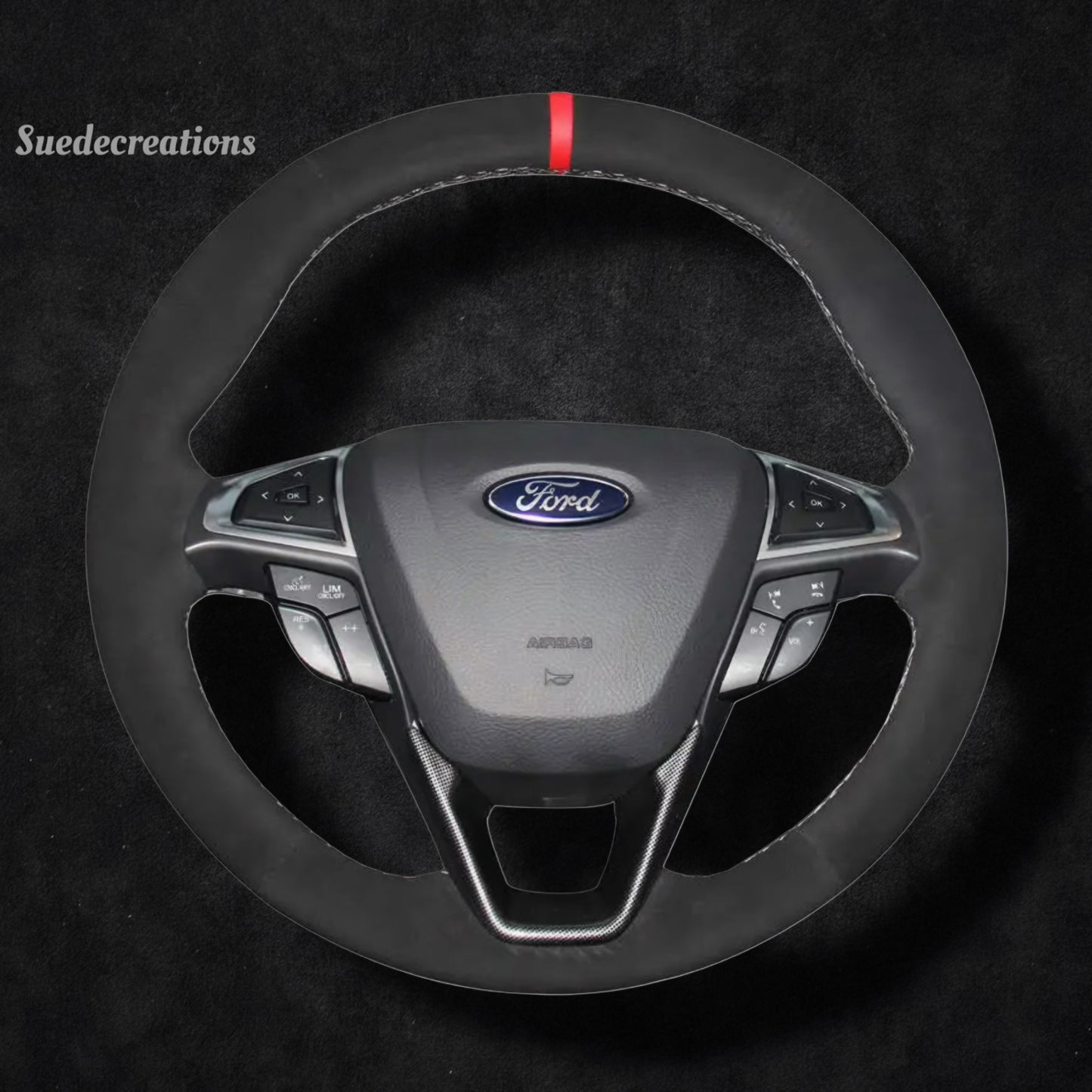 Steering Wheel Cover Kits for Ford Mondeo Edge Galaxy S-Max Fusion Endura 2013-2024