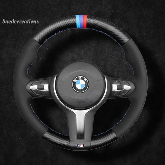 Steering Wheel Cover Kits for BMW BMW X1 X2 X3 X4 X5 X6 F10 F11 F12 F20 F21 M135i M140i F45 F46 M235i M240i F30 F31 F32 F33 F34 F36 M Sport 2012-2024
