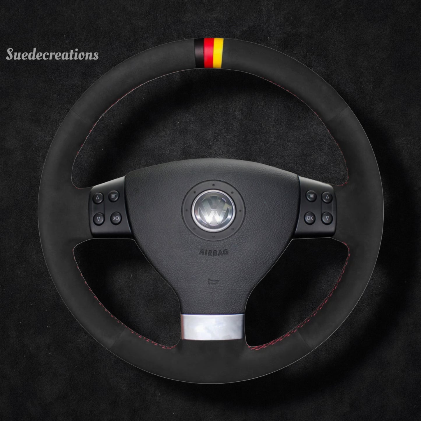 Steering Wheel Cover Kits for Volkswagen Golf 5 Plus Polo Jetta Passat Variant Tiguan Touran Caddy EOS 2003-2010