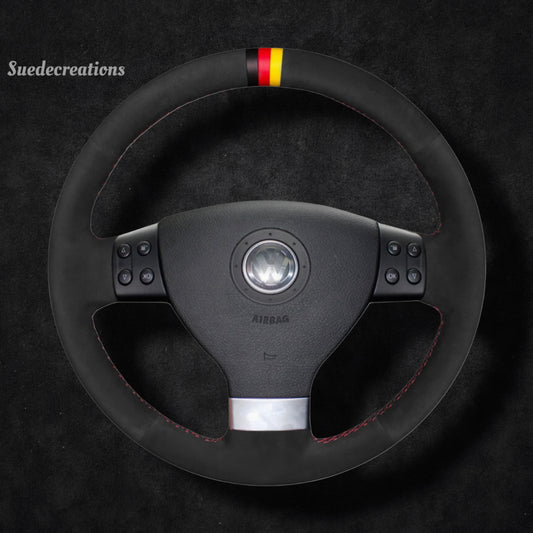 Steering Wheel Cover Kits for Volkswagen Golf 5 Plus Polo Jetta Passat Variant Tiguan Touran Caddy EOS 2003-2010