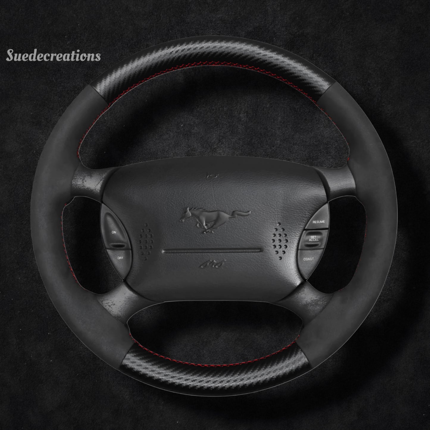 Steering Wheel Cover Kits for Ford Mustang F-150 Lightning Explorer Sport Trac Ranger 1994-2005