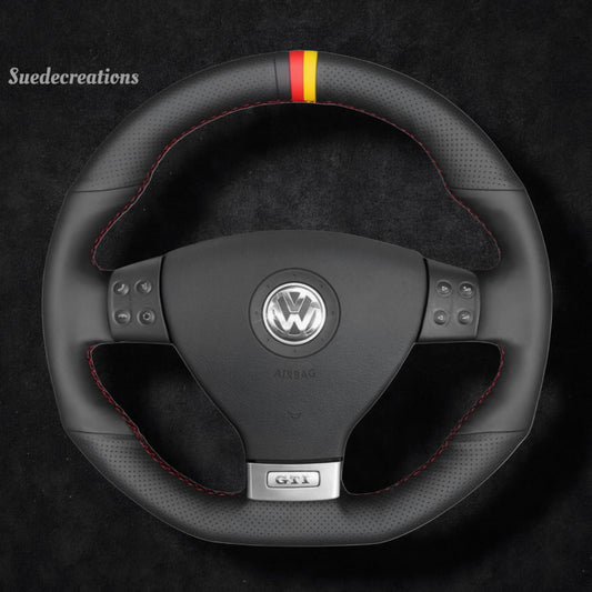 Steering Wheel Cover Kits for Volkswagen Golf GTI 5 R32 Scirocco Passat Variant Tiguan GLI GTI Jetta 2004-2010