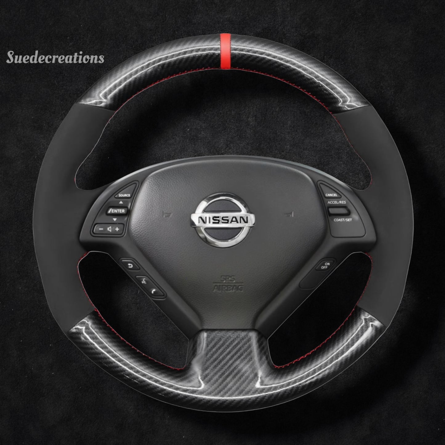 Steering Wheel Cover Kits for Nissan Skyline V36 J50 2006-2014