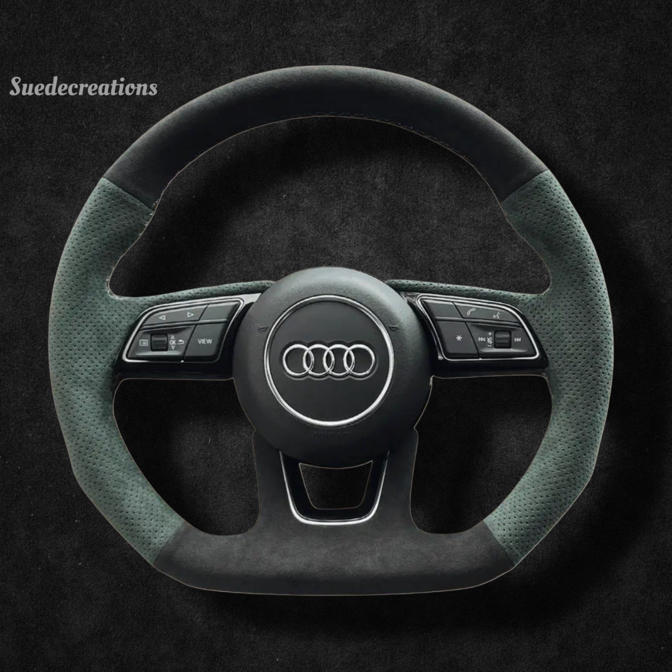 Steering Wheel Cover Kits for Audi A1 A3 A4 A5 S3 S4 S5 RS3 RS4 RS5 Q2 SQ2 2015- 2023