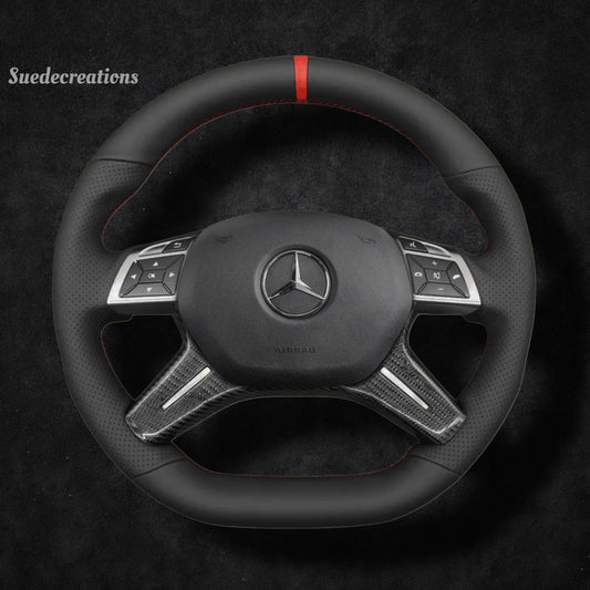 Steering Wheel Cover Kits for Mercedes-Benz ML G GL 63 AMG G-CLASS 2013-2018