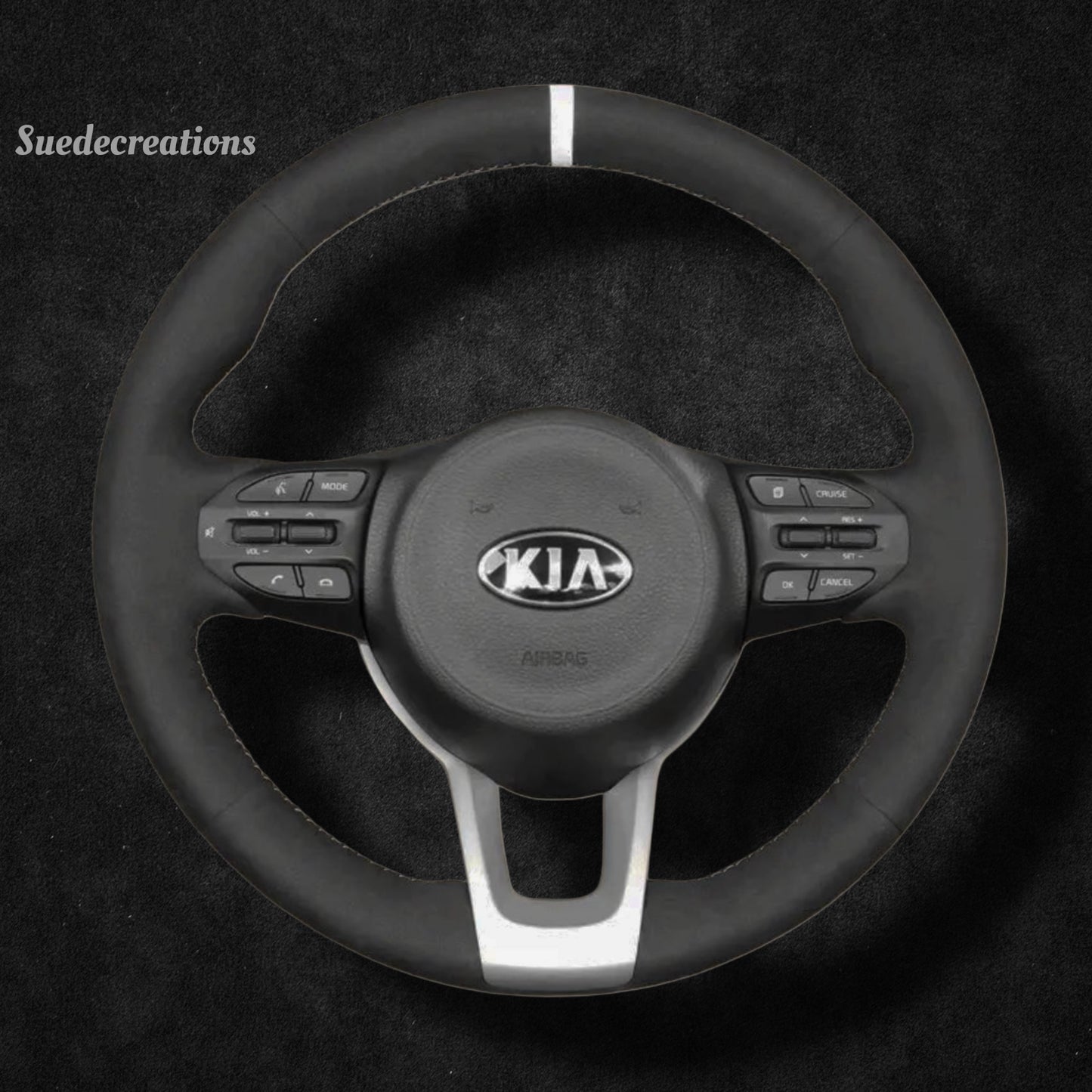 Steering Wheel Cover Kits for Kia Picanto 3 Rio Rio 4 Stonic 2017-2025