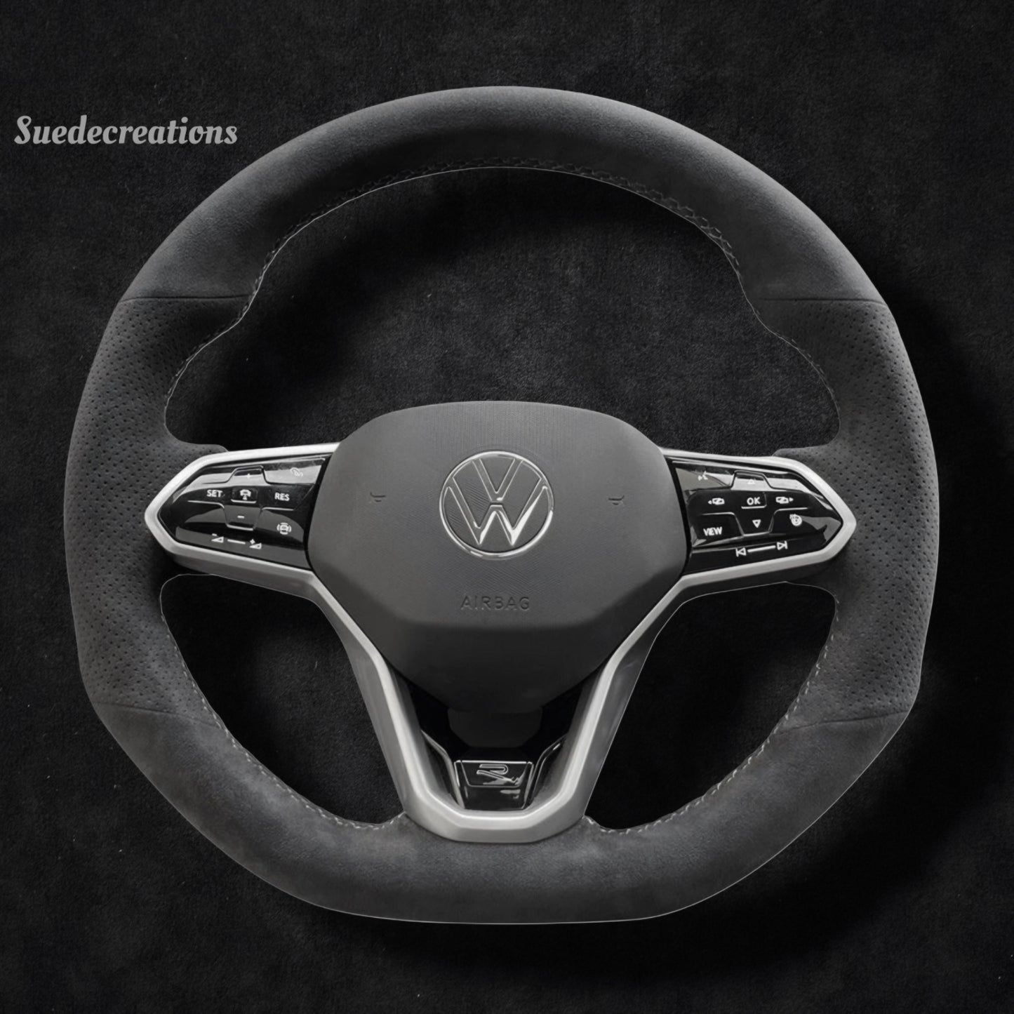 Steering Wheel Cover Kits for Volkswagen VW Golf GTI GTD GTE R8 Arteon Tiguan Touareg POLO 2020-2025