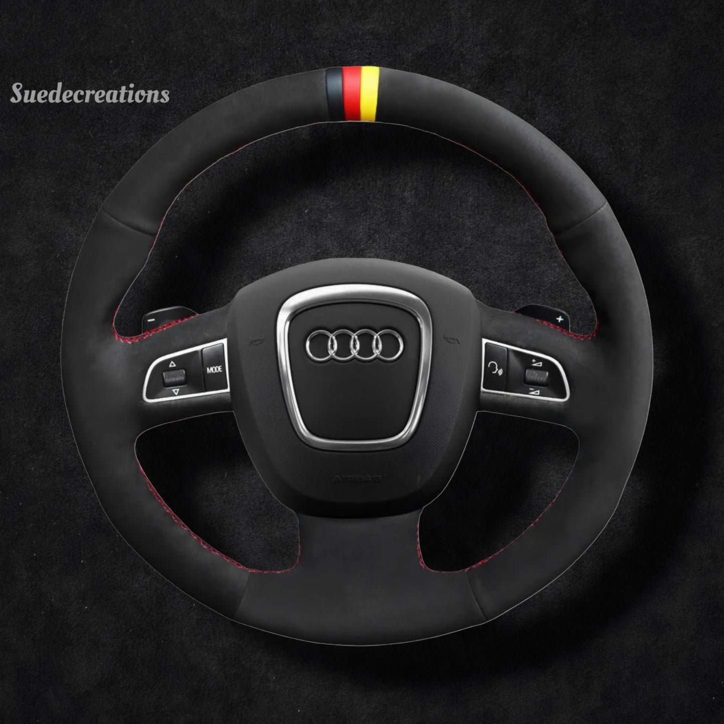 Steering Wheel Cover Kits for Audi A3 A4 A5 A8 Q7 RS4 S4 S5 S6 S8 2005-2013
