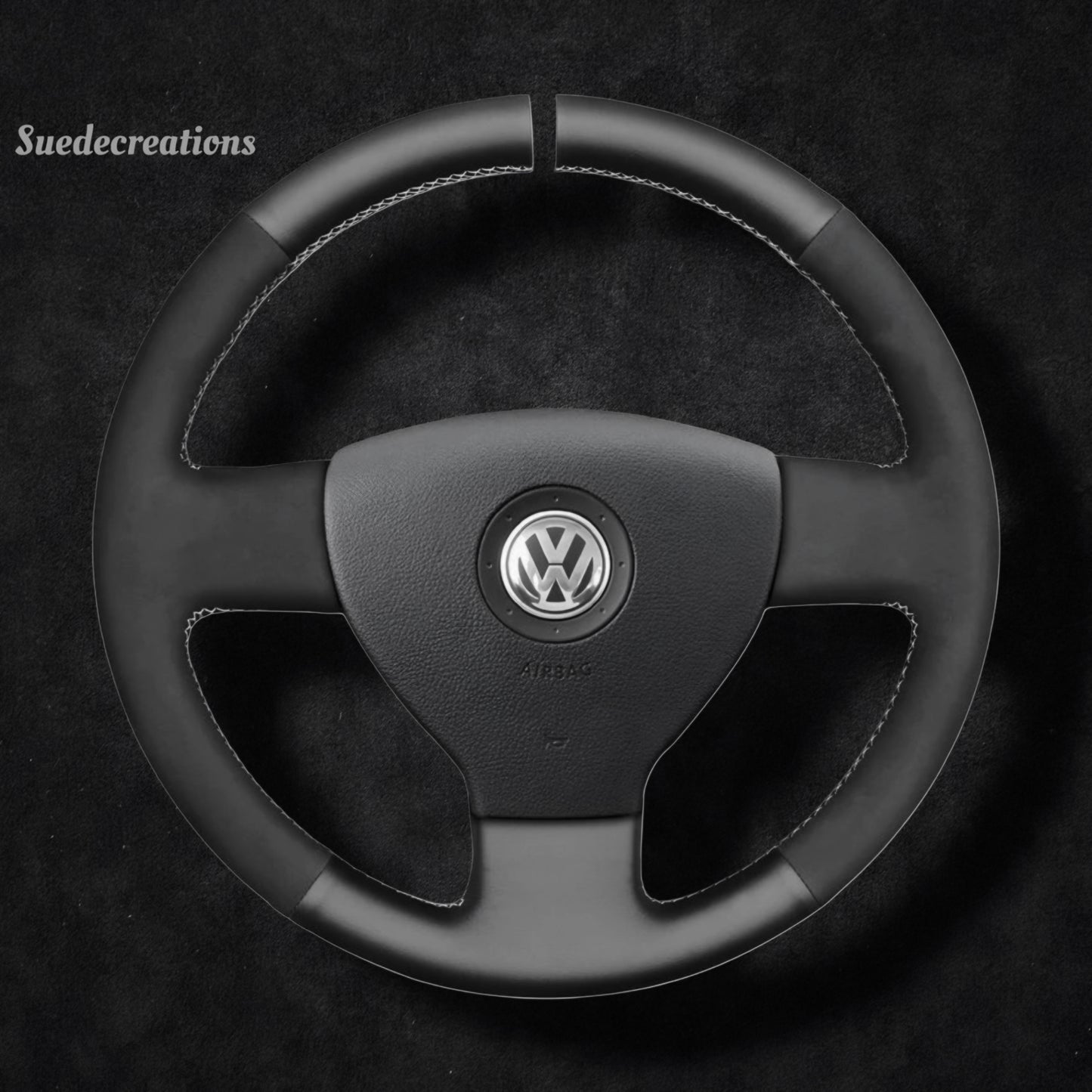 Steering Wheel Cover Kits for Volkswagen VW Golf 5 Plus Polo Jetta Tiguan Touran Caddy EOS Rabbit 2003-2010