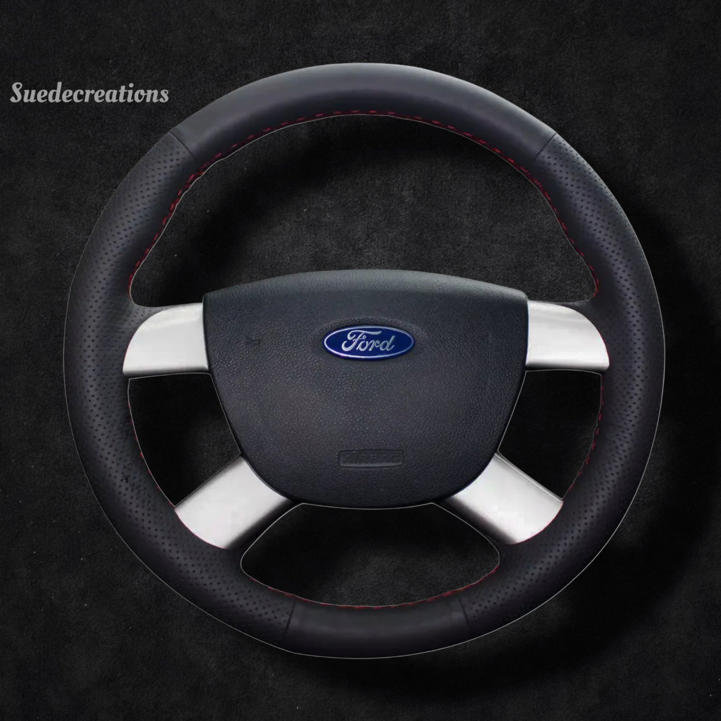 Steering Wheel Cover Kits for Ford Focus II Focus CC Convertible C-Max Kuga Tourneo Connect Transit 2003-2013
