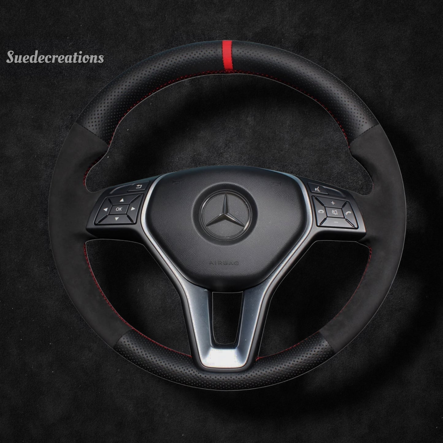 Steering Wheel Cover Kits for Mercedes Benz W212 W246 W204 C117 C218 X156 GLK X204 2012-2017