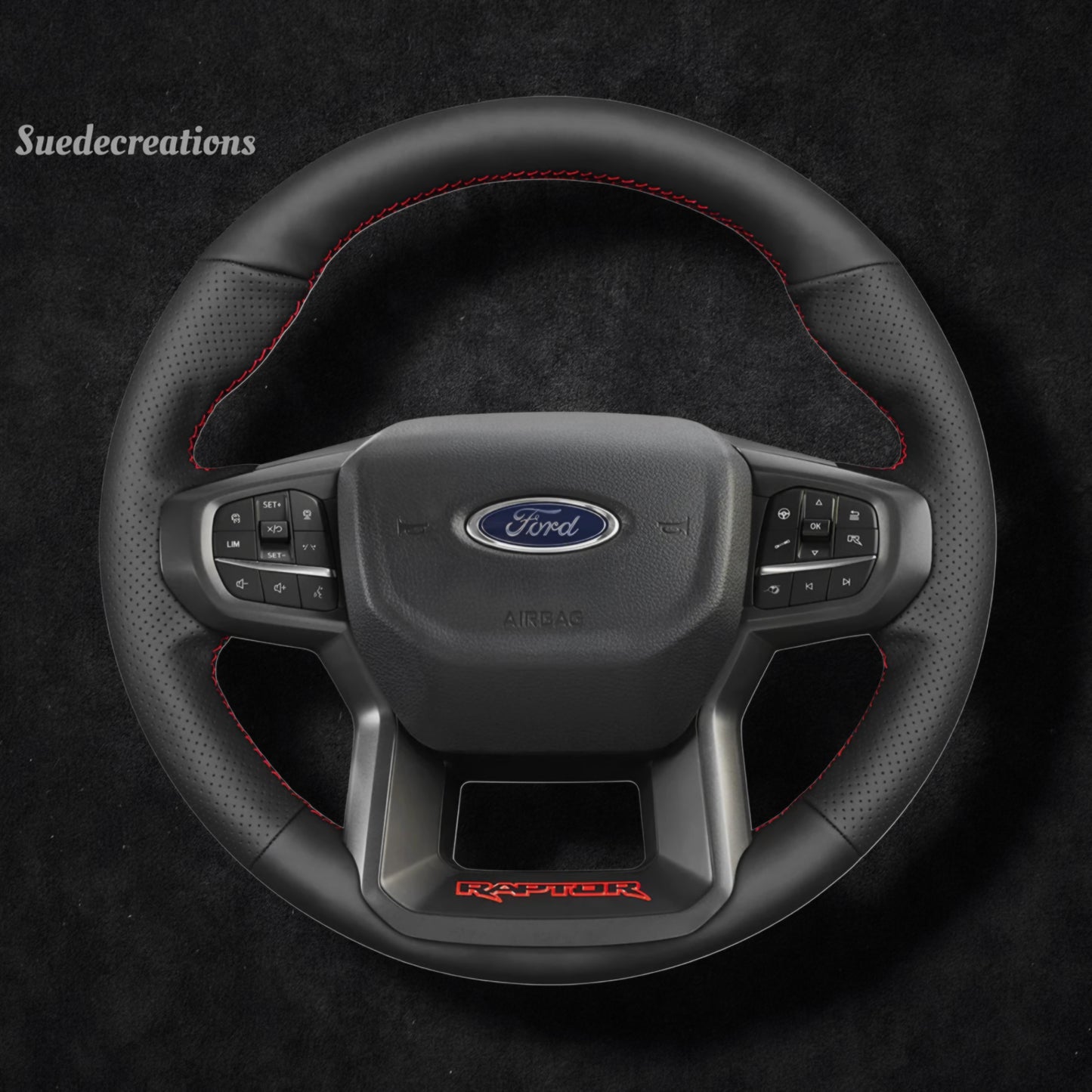 Steering Wheel Cover Kits for Ford Ranger Raptor 2022 2023 2024