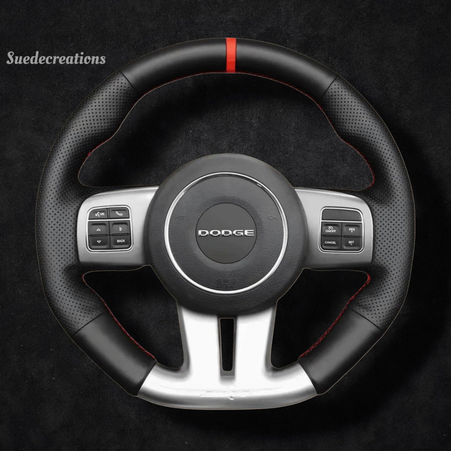 Steering Wheel Cover Kits for Dodge Challenger Charger SRT 2011-2015