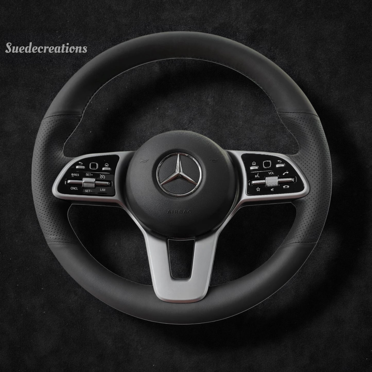 Steering Wheel Cover Kits for Mercedes Benz W177 W205 C118 C257 W213 W463 H247 X253 X167 2018-2023
