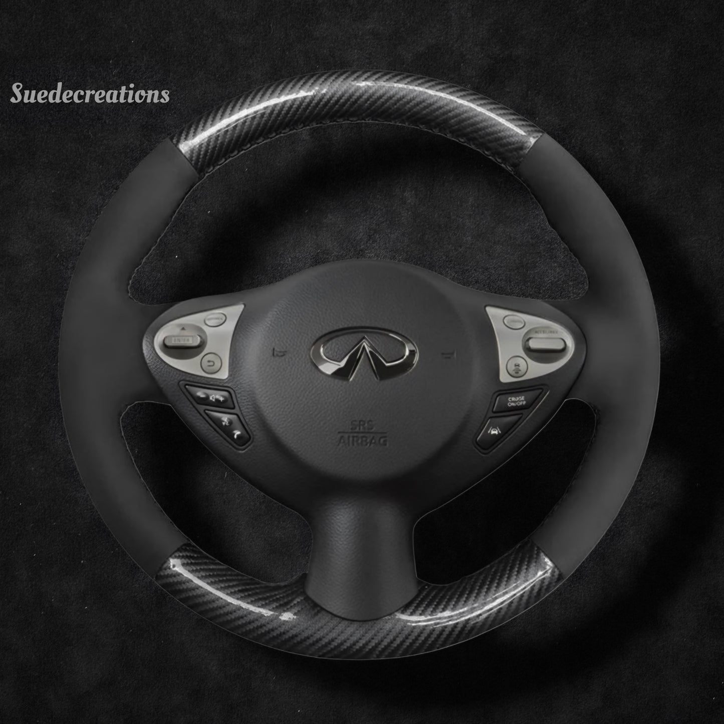 Steering Wheel Cover Kits for Infiniti FX FX30d FX35 FX37 FX50 QX70 2010-2020