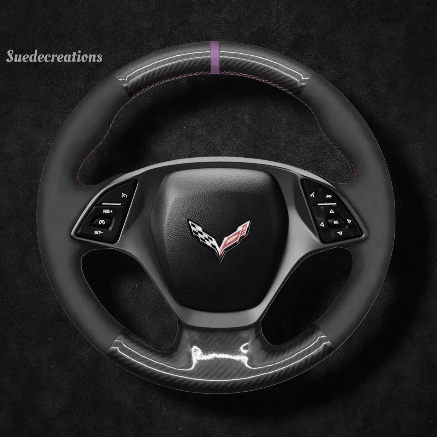 Steering Wheel Cover Kits for Chevrolet Corvette C7 2014 2015